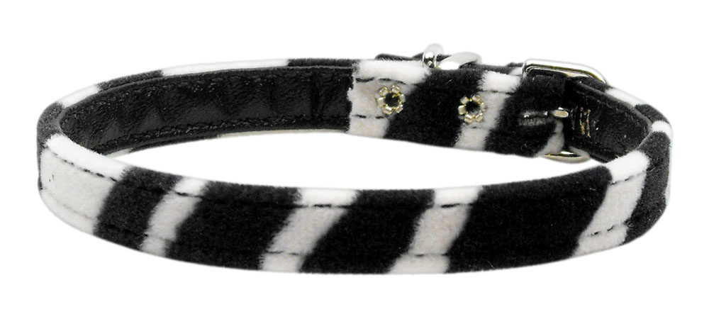 3/8" Plain Animal Print Collar Zebra 16